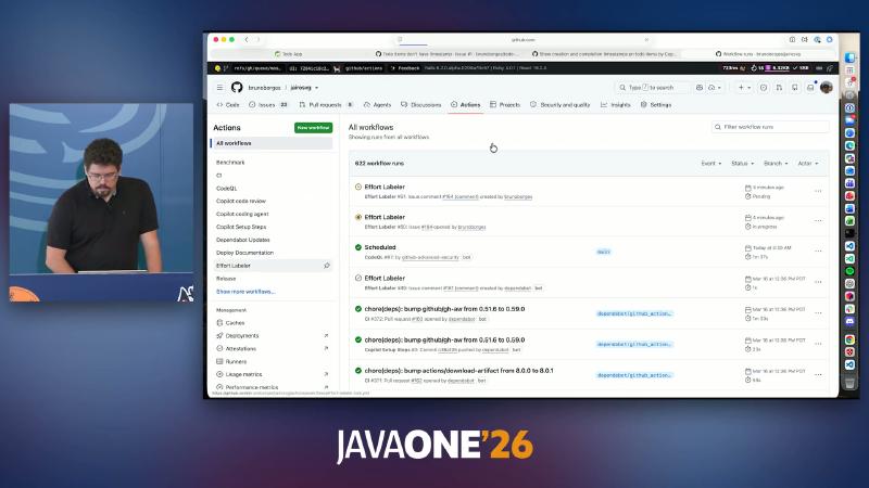 Actions list: Copilot code review, Copilot coding agent, Copilot Setup Steps