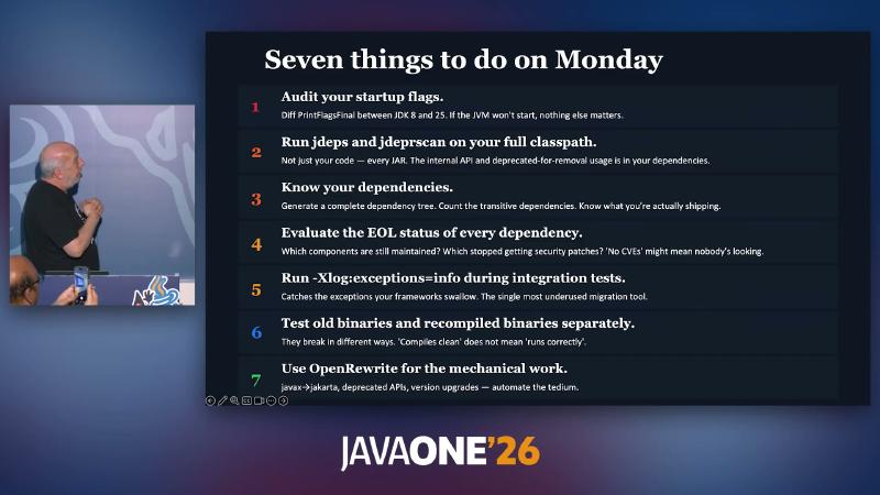 Seven things to do on Monday — Audit startup flags, jdeps, dependency tree