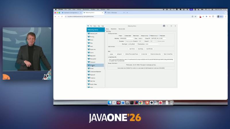 Application Configuration: Configure window, Parent, Undecorated, Maximized