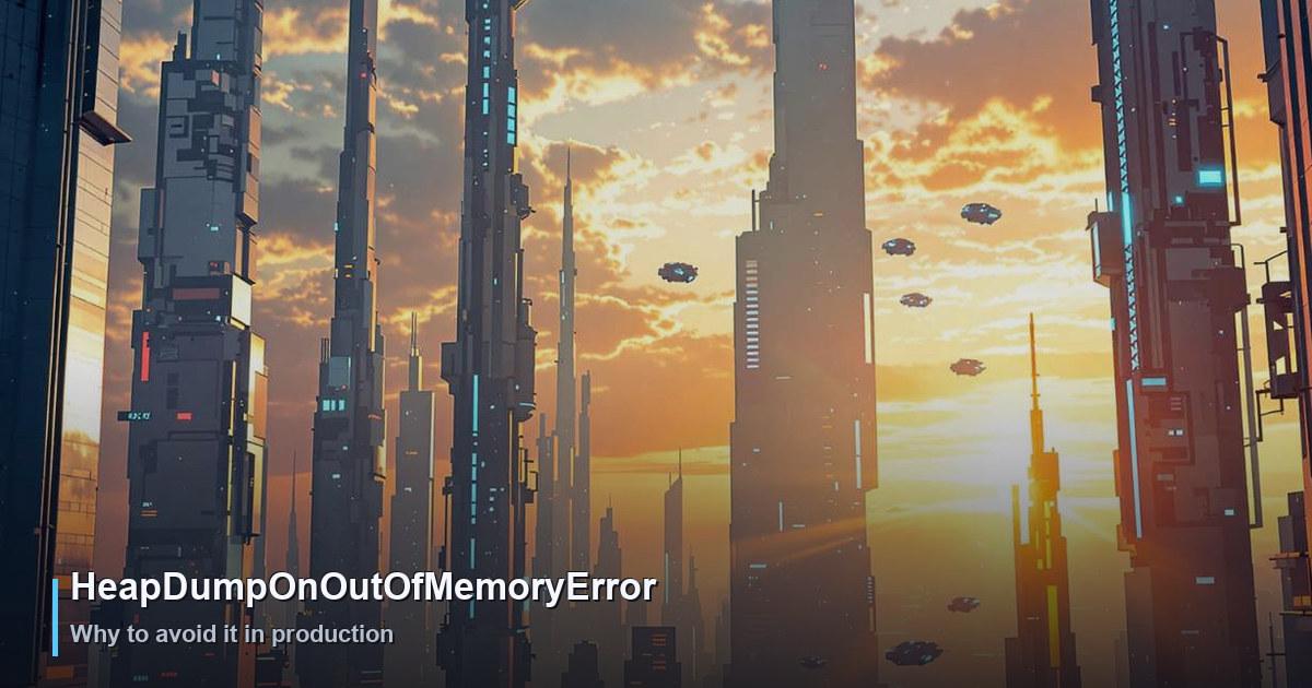Why HeapDumpOnOutOfMemoryError Should Be Avoided in Production